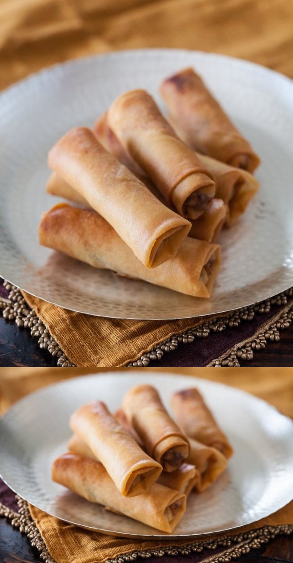 Chinese Spring Rolls with Chicken