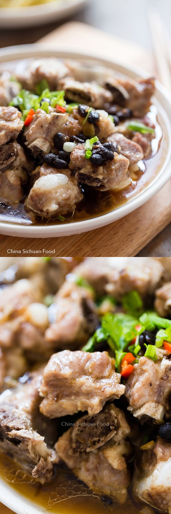Chinese Steamed Ribs with Black Bean Sauce