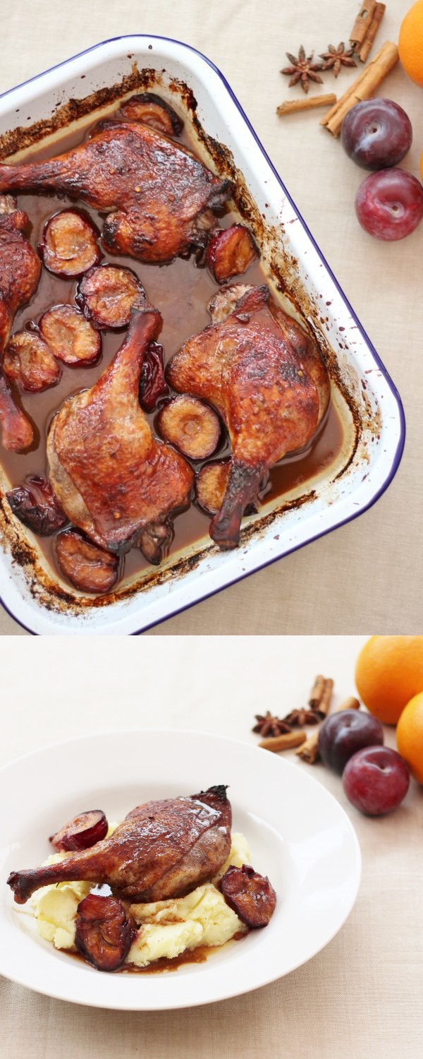 Chinese Style Duck and Plum Traybake