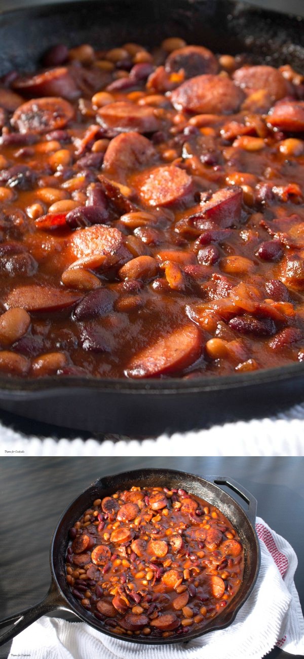 Chipotle Bourbon Porky Beans