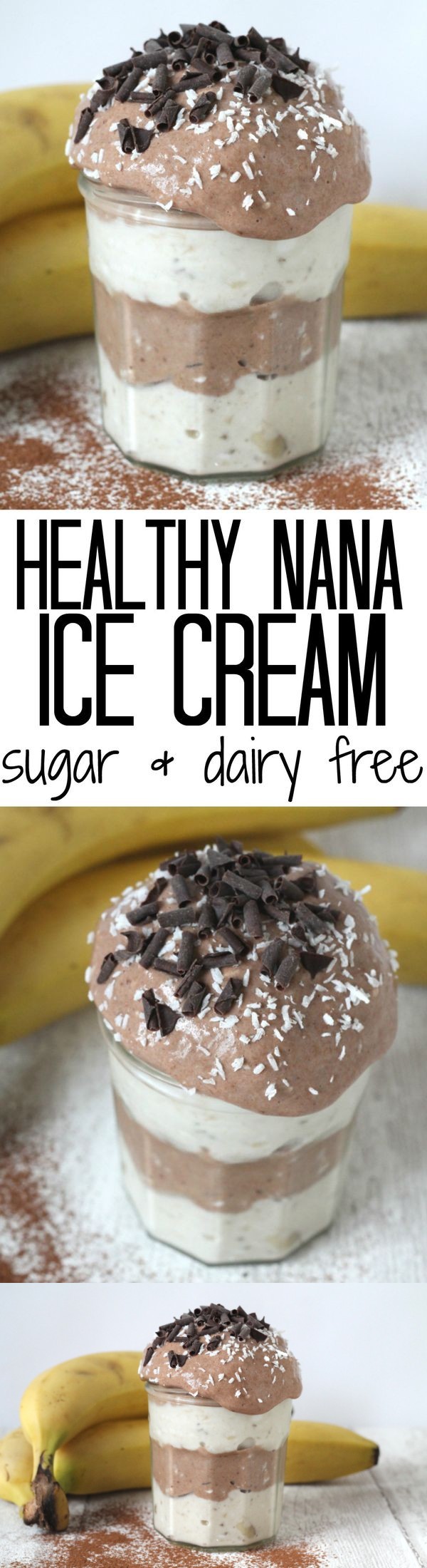 Chocolate & Vanilla Nana Ice Cream