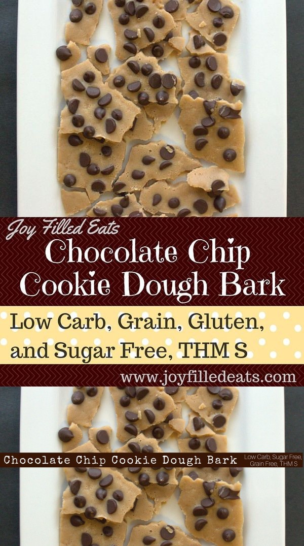 Chocolate Chip Cookie Dough Bark