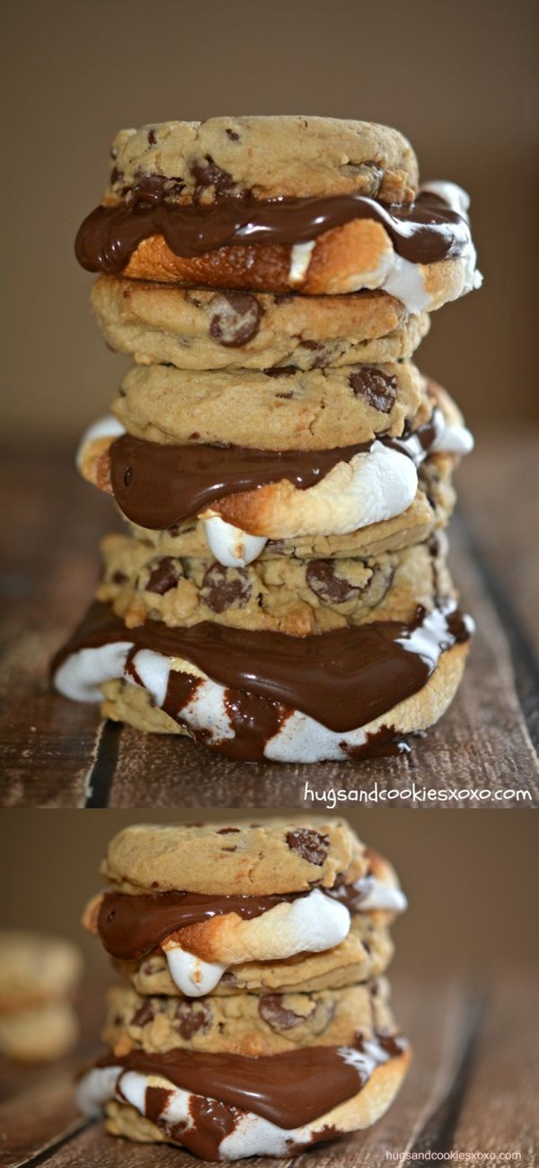 Chocolate Chip Cookie S'mores