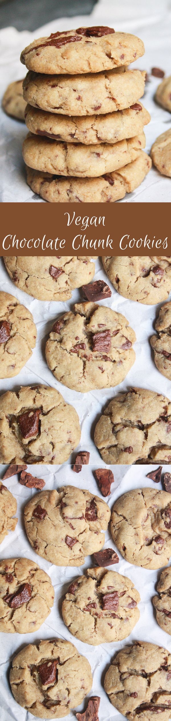 Chocolate Chunk Olive Oil Cookies (Eggless