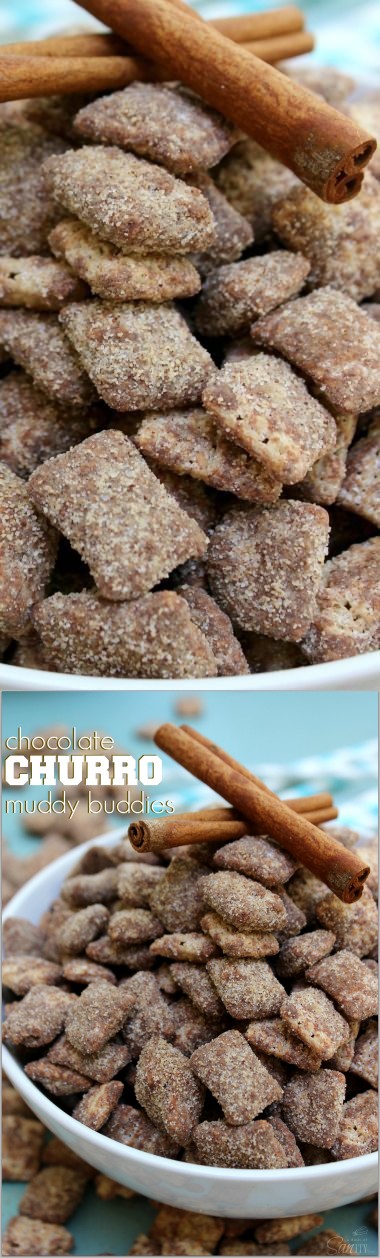 Chocolate Churro Muddy Buddies