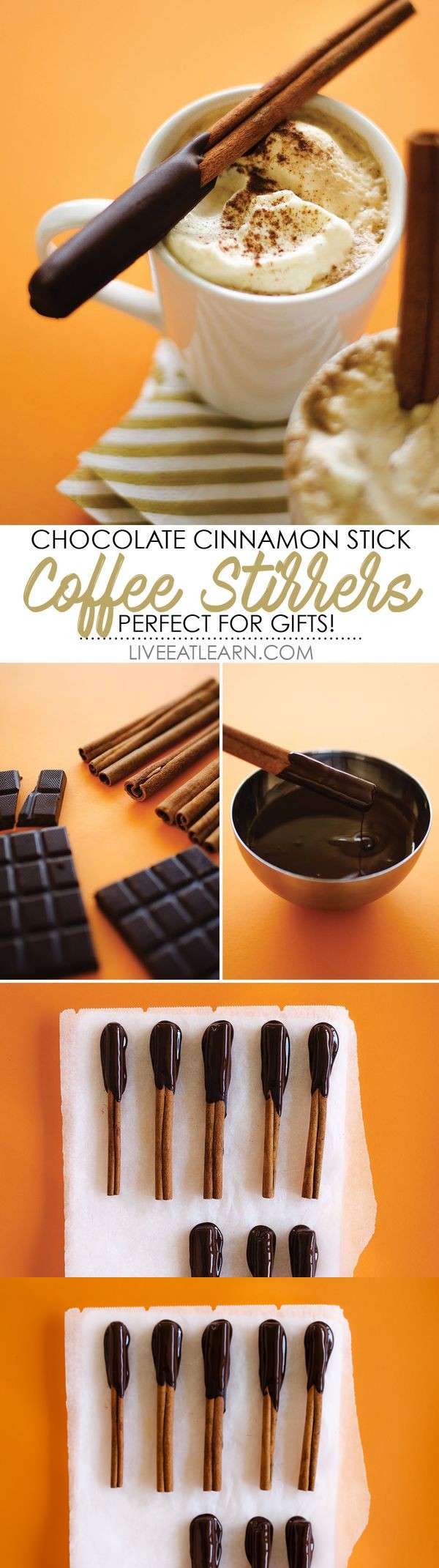 Chocolate Cinnamon Stick Coffee Stirrers