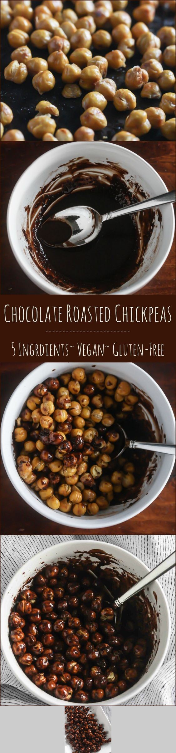 Chocolate Covered Roasted Chickpeas