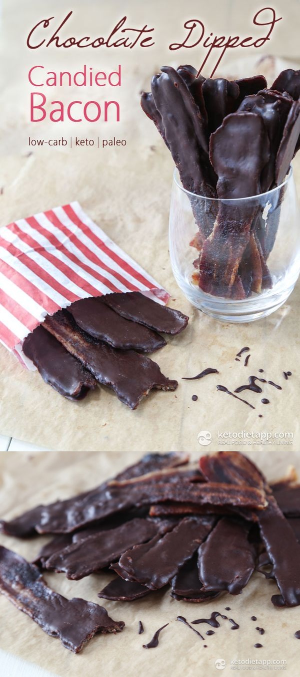 Chocolate Dipped Candied Bacon