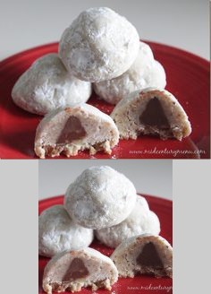 Chocolate-Filled Snowballs