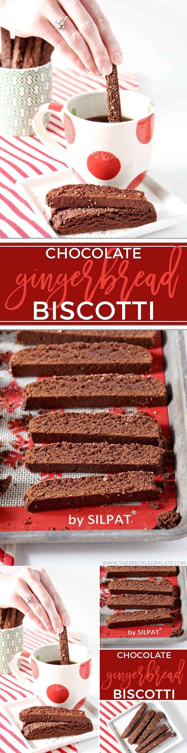 Chocolate Gingerbread Biscotti