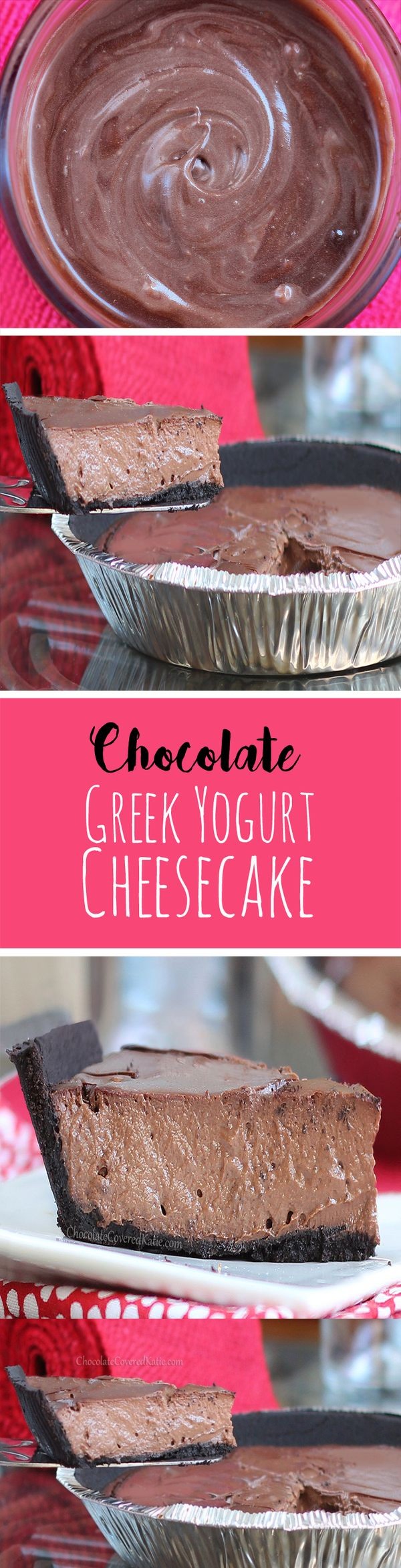 Chocolate Greek Yogurt Pie
