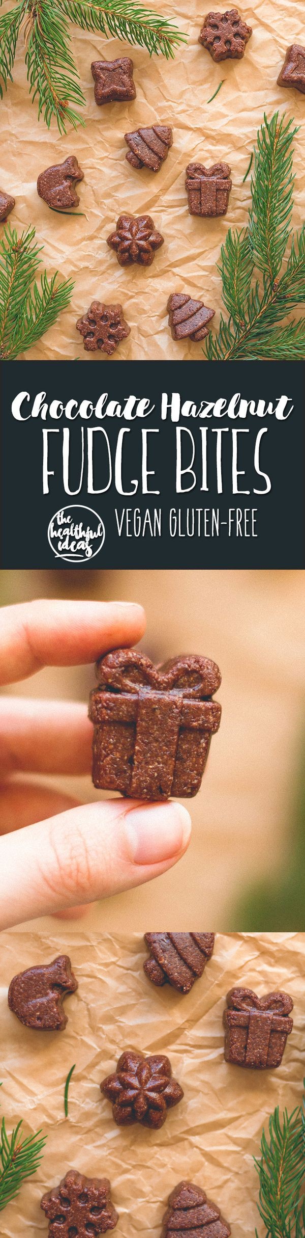 Chocolate Hazelnut Fudge Bites