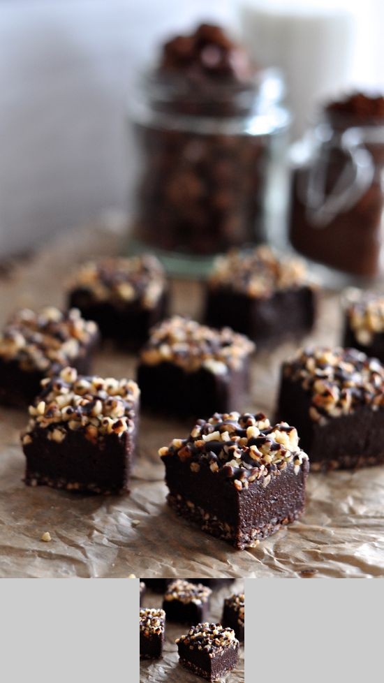 Chocolate Hazelnut Truffle Squares