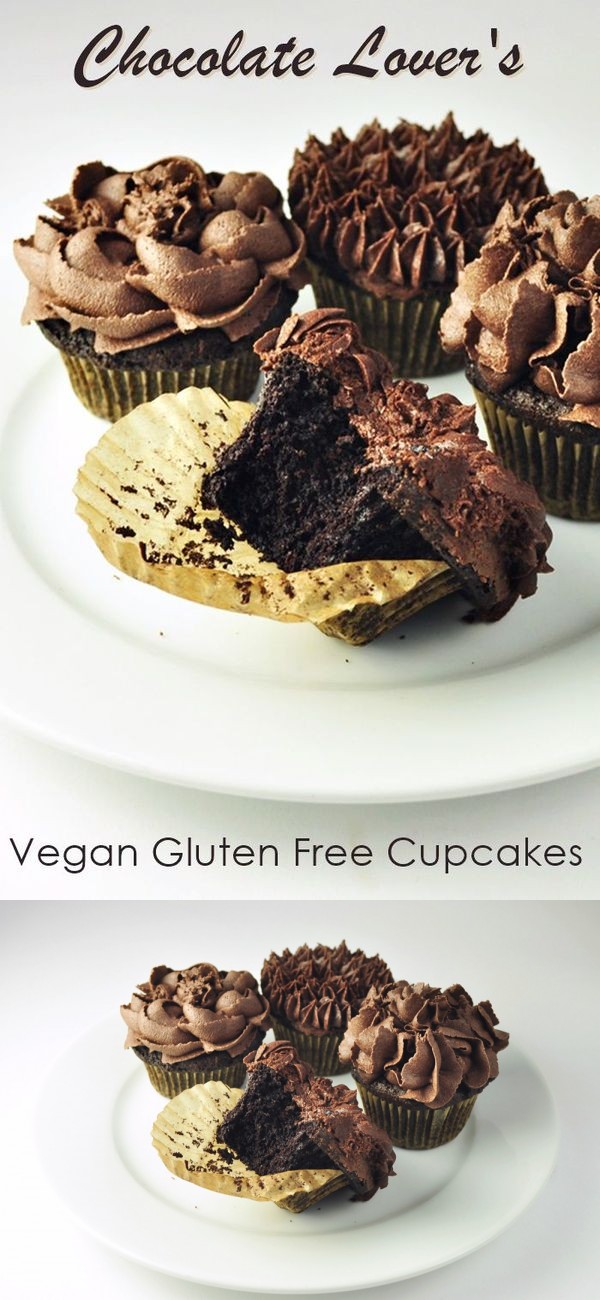 Chocolate Lover’s Cupcakes (Vegan & Gluten Free!