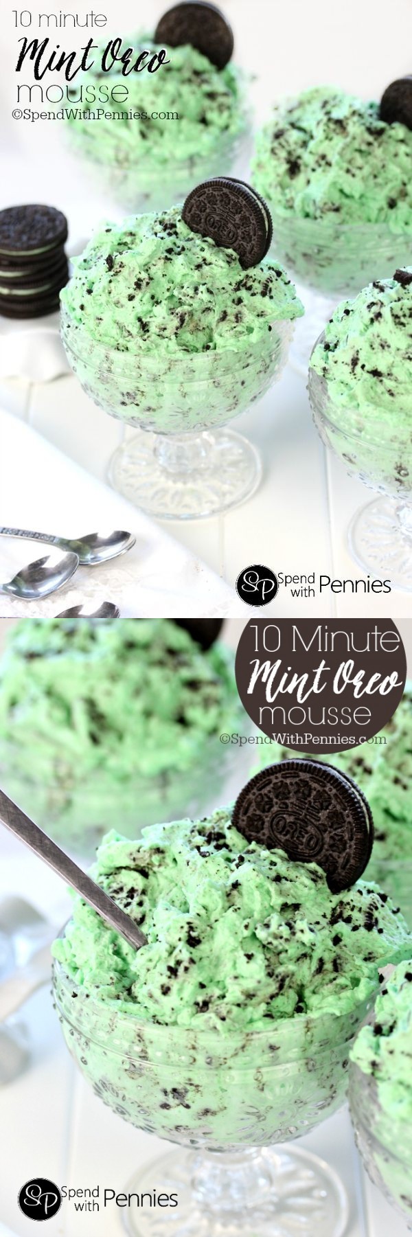 Chocolate Mint Oreo Mousse