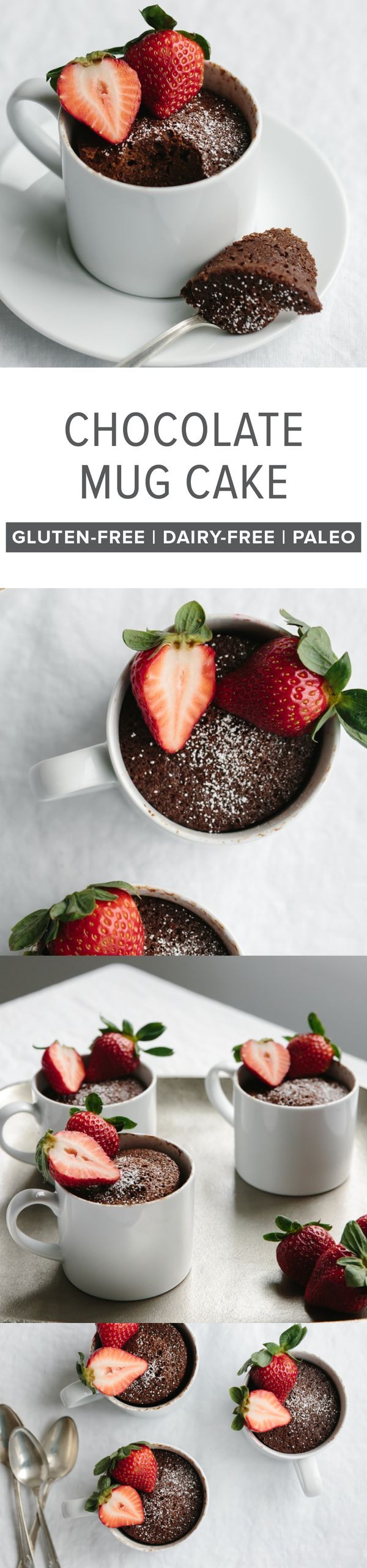 Chocolate Mug Cake (gluten-free, paleo