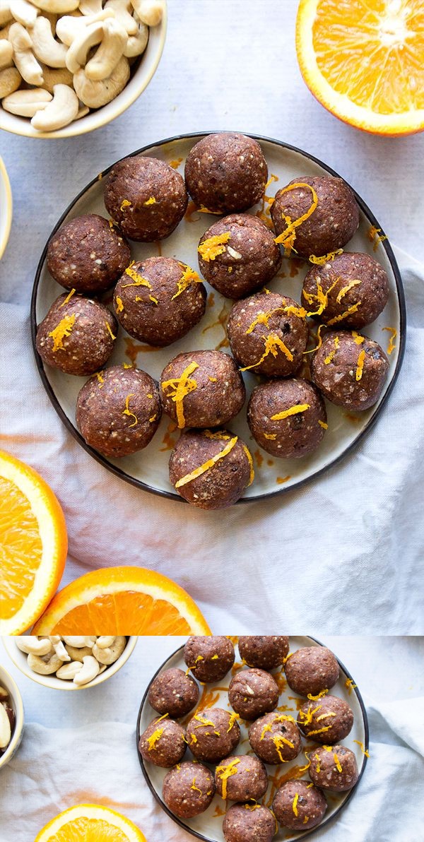 Chocolate Orange Bliss Balls