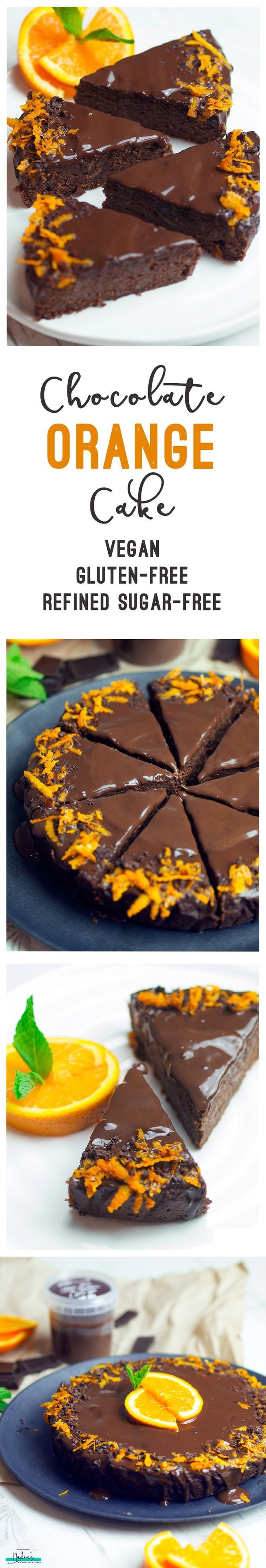 Chocolate Orange Cake (Vegan & Gluten-free