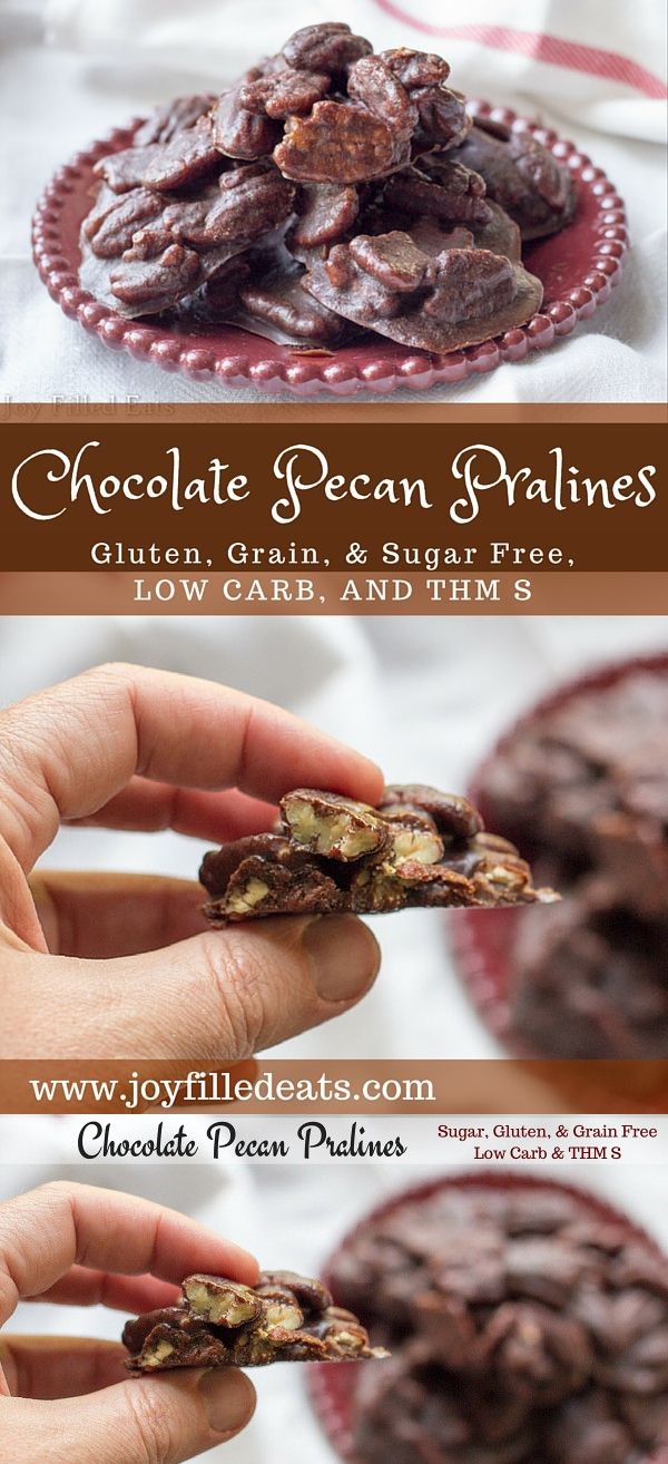 Chocolate Pecan Pralines