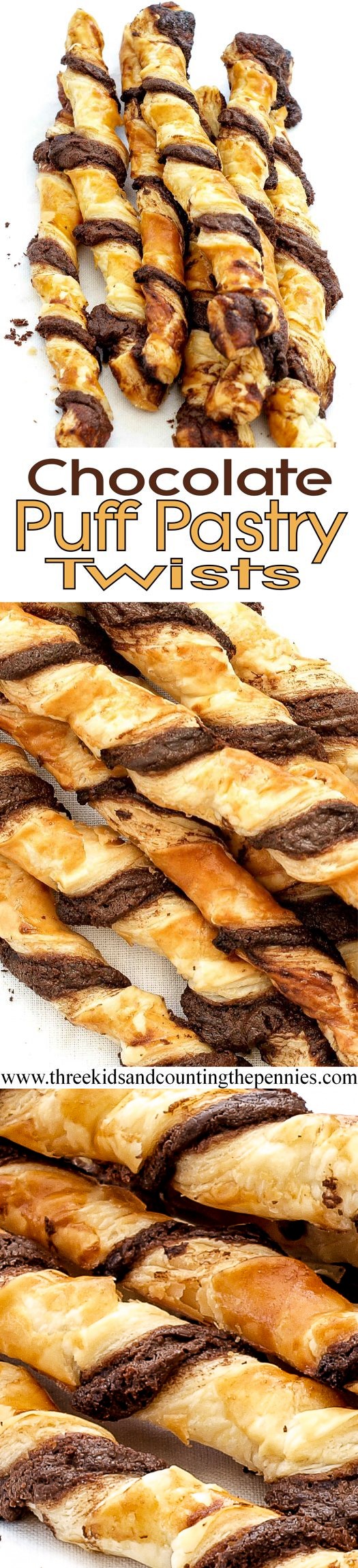 Chocolate Puff Pastry Twists