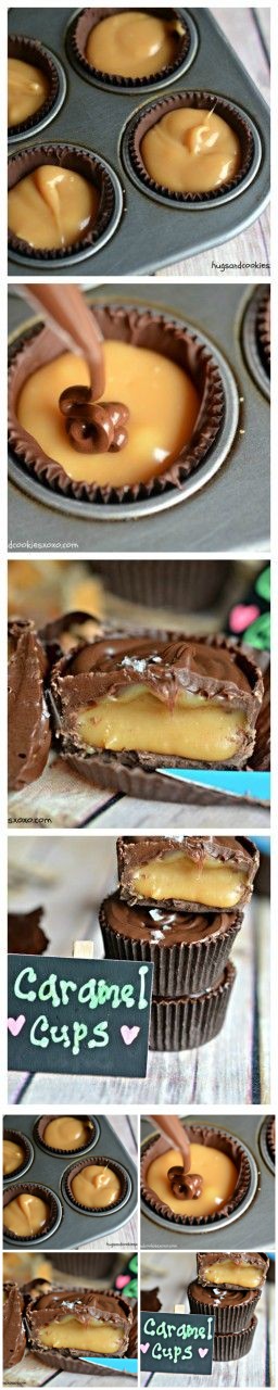 Chocolate Salted Caramel Cups