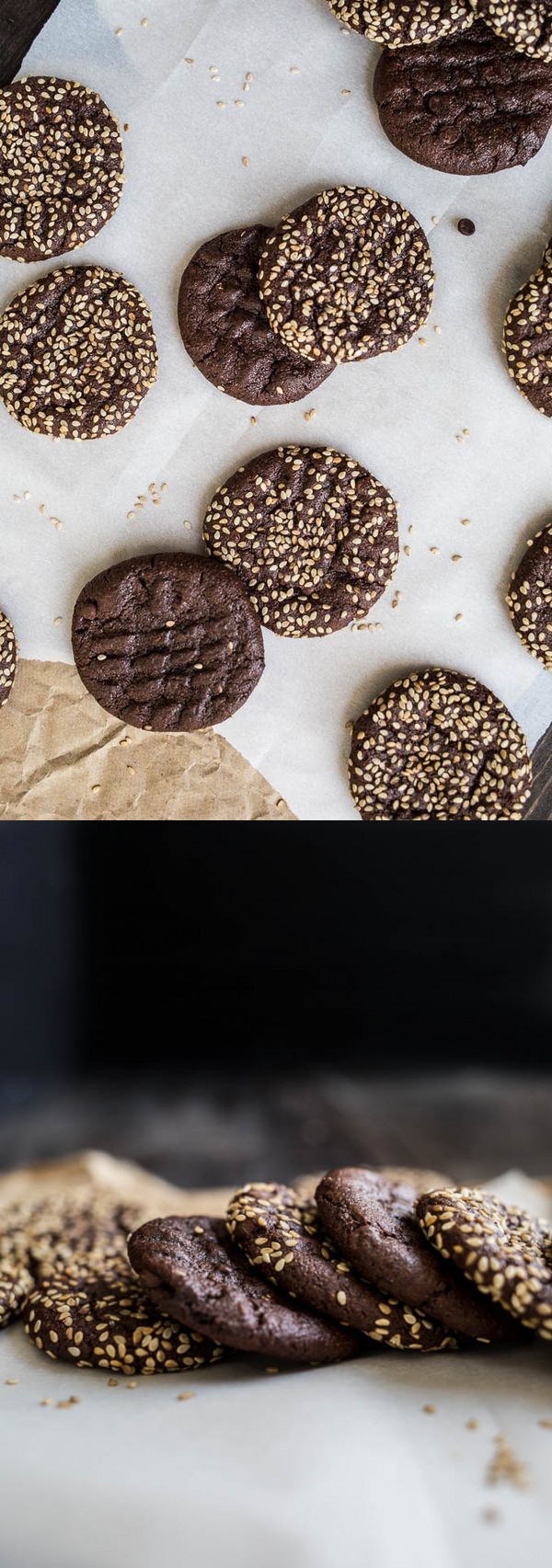 Chocolate Tahini Cookies