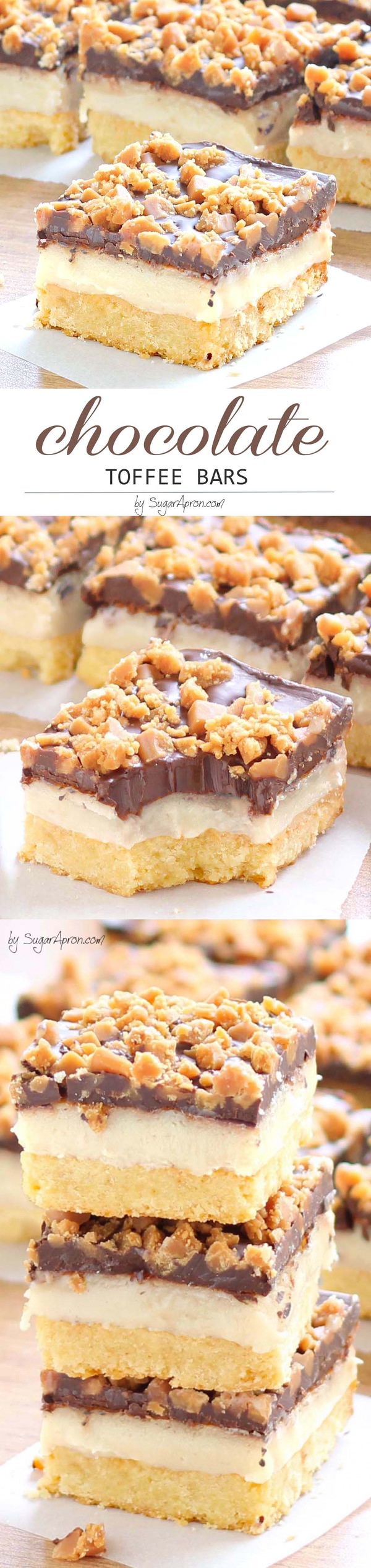 Chocolate Toffee Bars