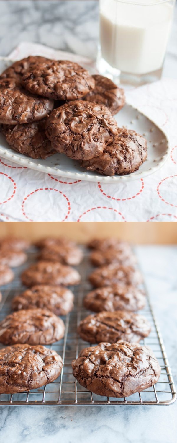 Chocolate Truffle Cookies with Cherries & Walnuts