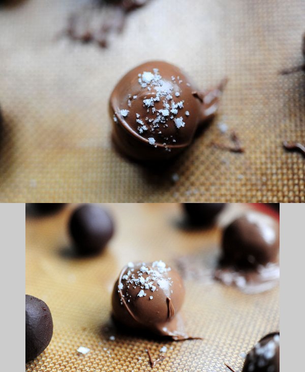 Chocolate Truffles with Sea Salt