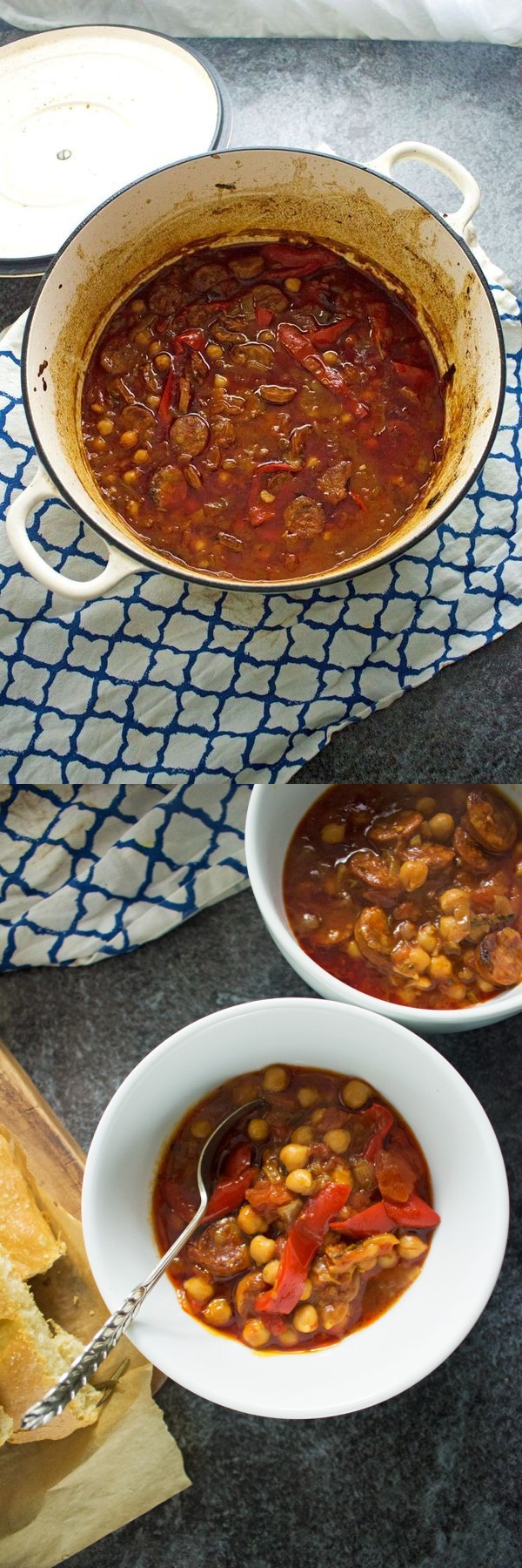 Chorizo and Chickpea Stew