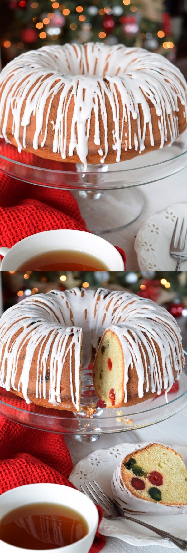 Christmas Cherry Butter Bundt Cake