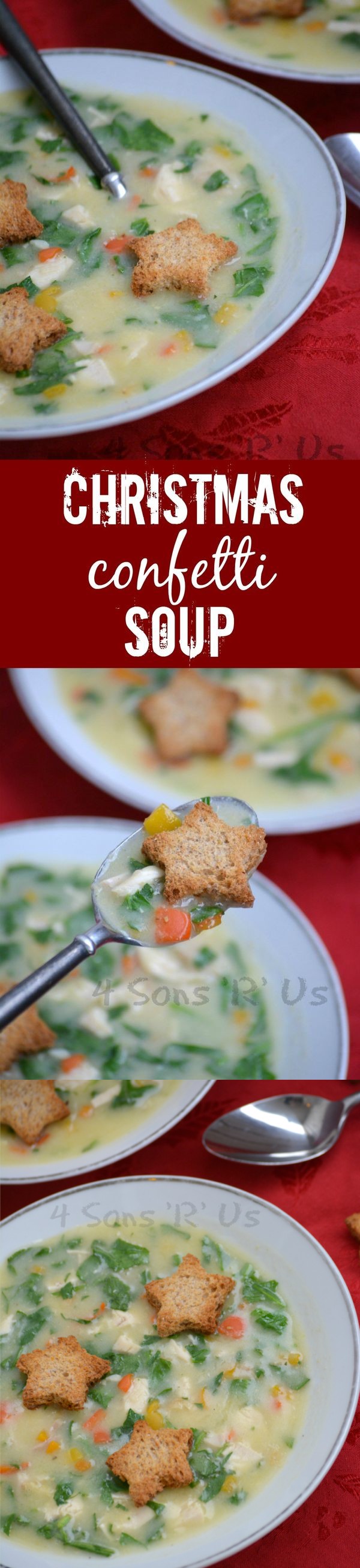 Christmas Confetti Chicken Soup