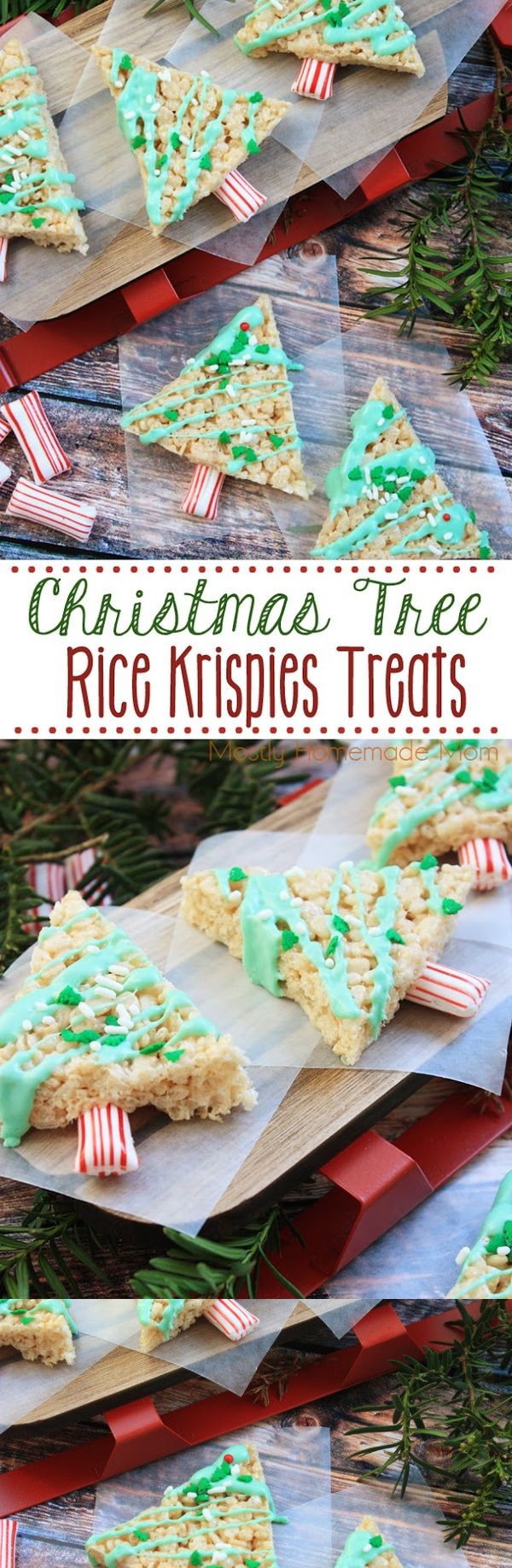 Christmas Tree Rice Krispies Treats