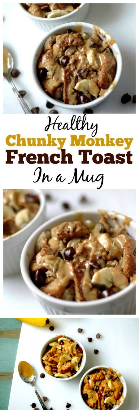 Chunky Monkey French Toast Mug Cake