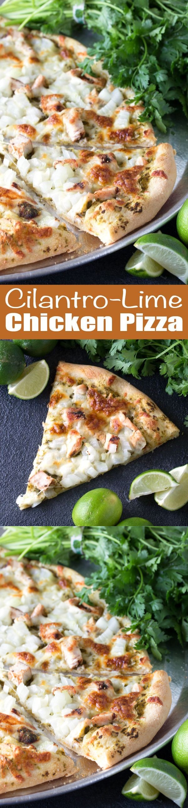 Cilantro Lime Chicken Pizza