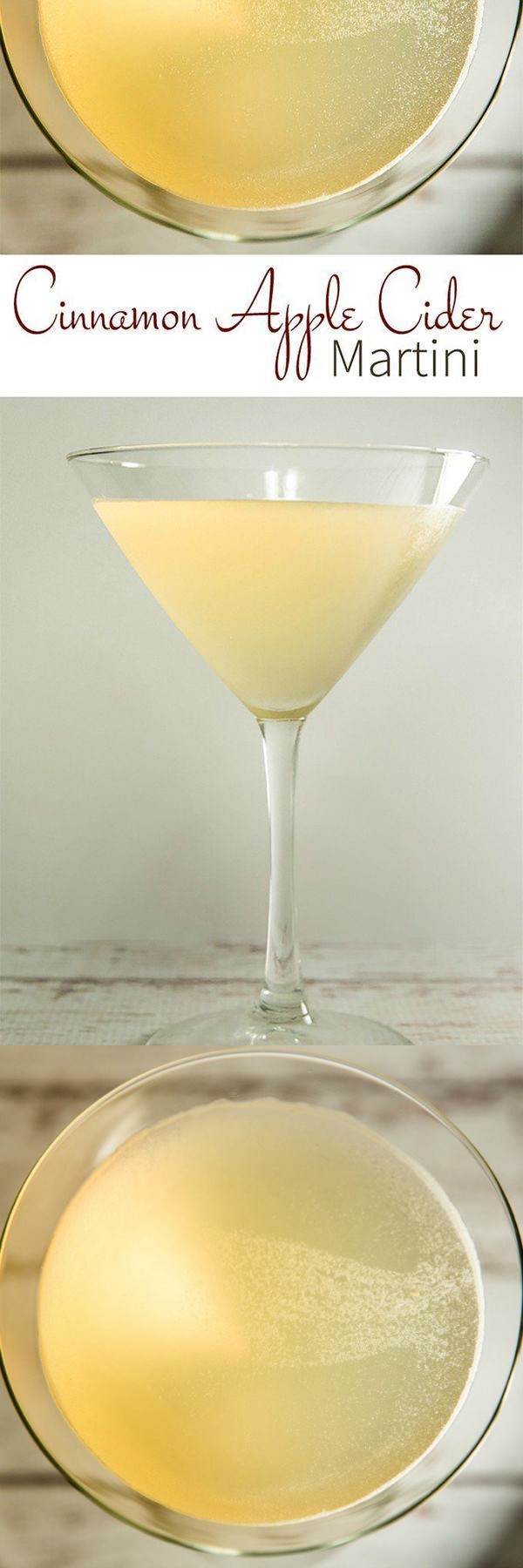 Cinnamon Apple Cider Martini