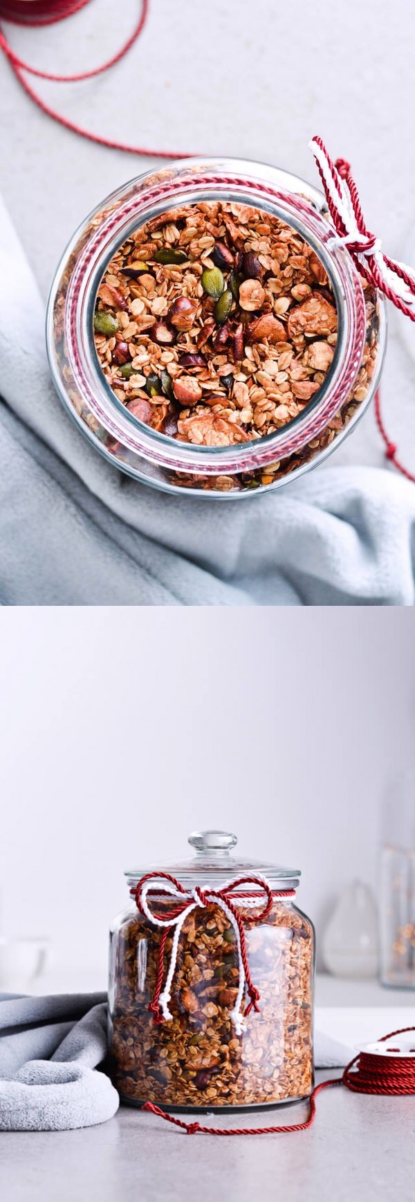 Cinnamon apple pistachio soft granola