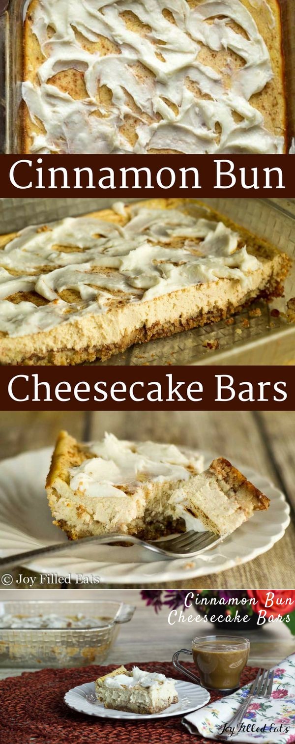 Cinnamon Bun Cheesecake Bars