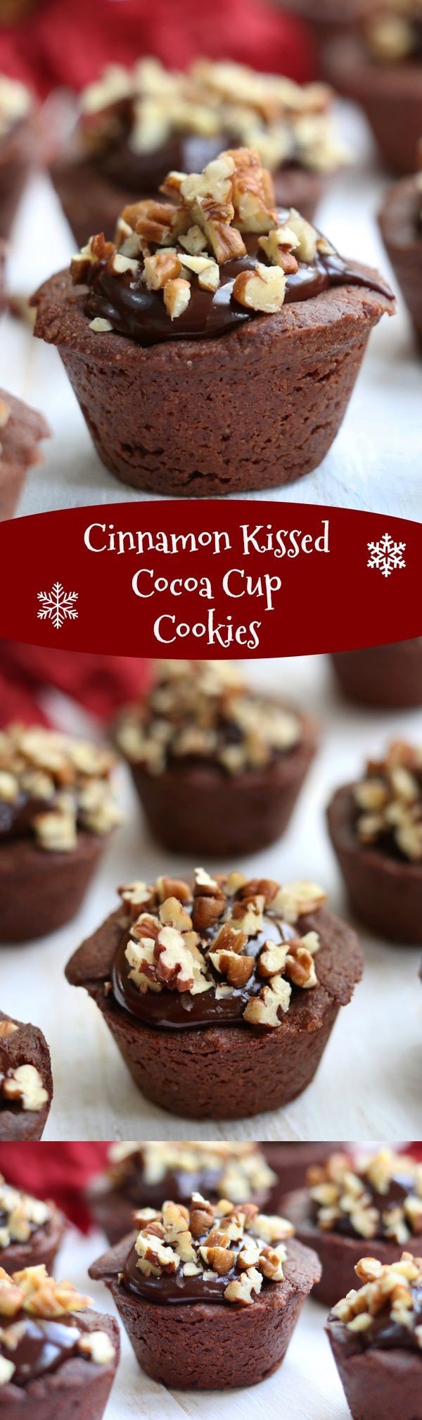 Cinnamon Kissed Cocoa Cup Cookies