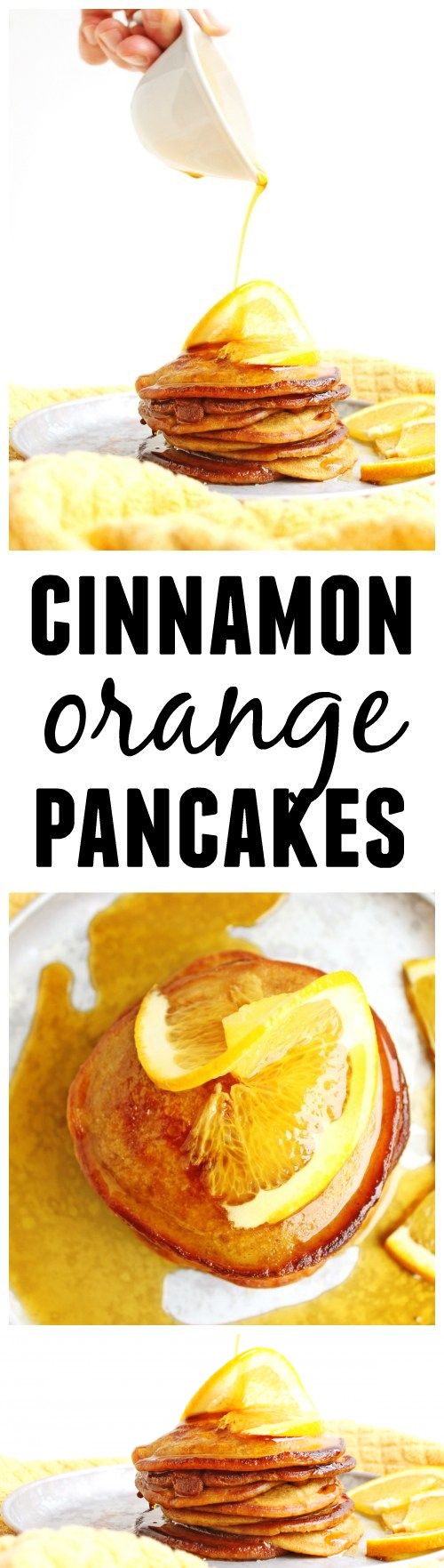 Cinnamon orange pancakes