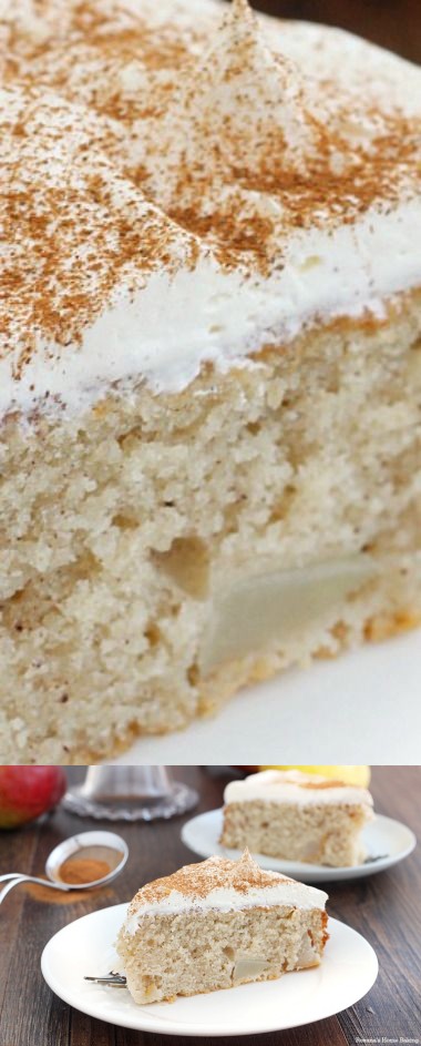 Cinnamon pear cake