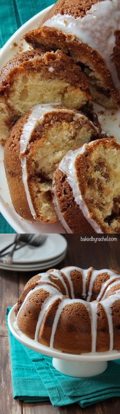 Cinnamon Streusel Coffee Bundt Cake