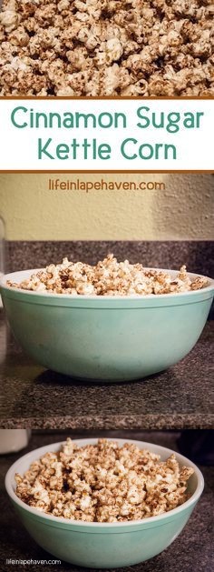 Cinnamon Sugar Kettle Corn