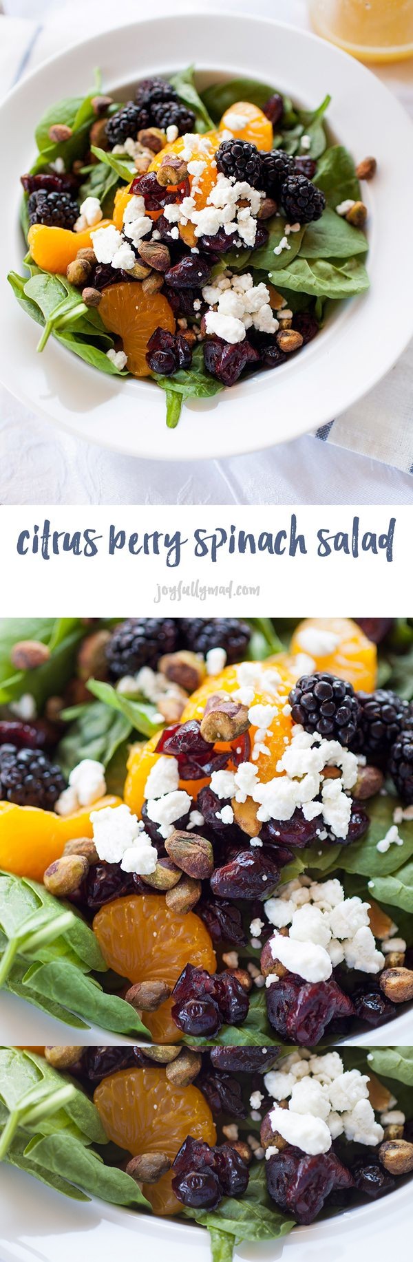 Citrus Berry Spinach Salad