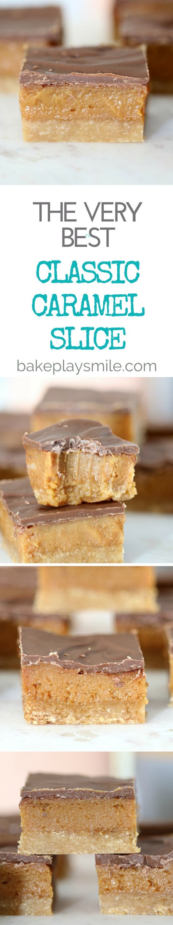 Classic Caramel Slice