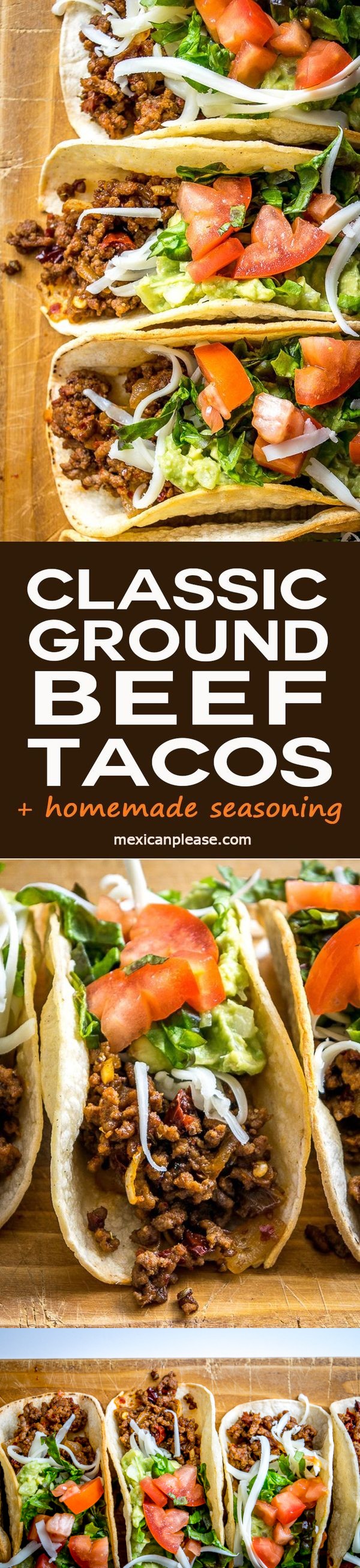 Classic Ground Beef Hardshell Tacos