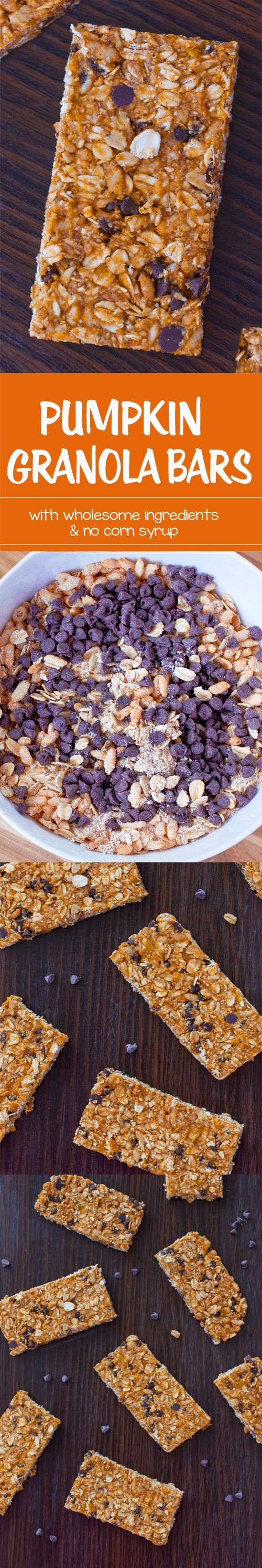 Clean Eating Pumpkin Granola Bars