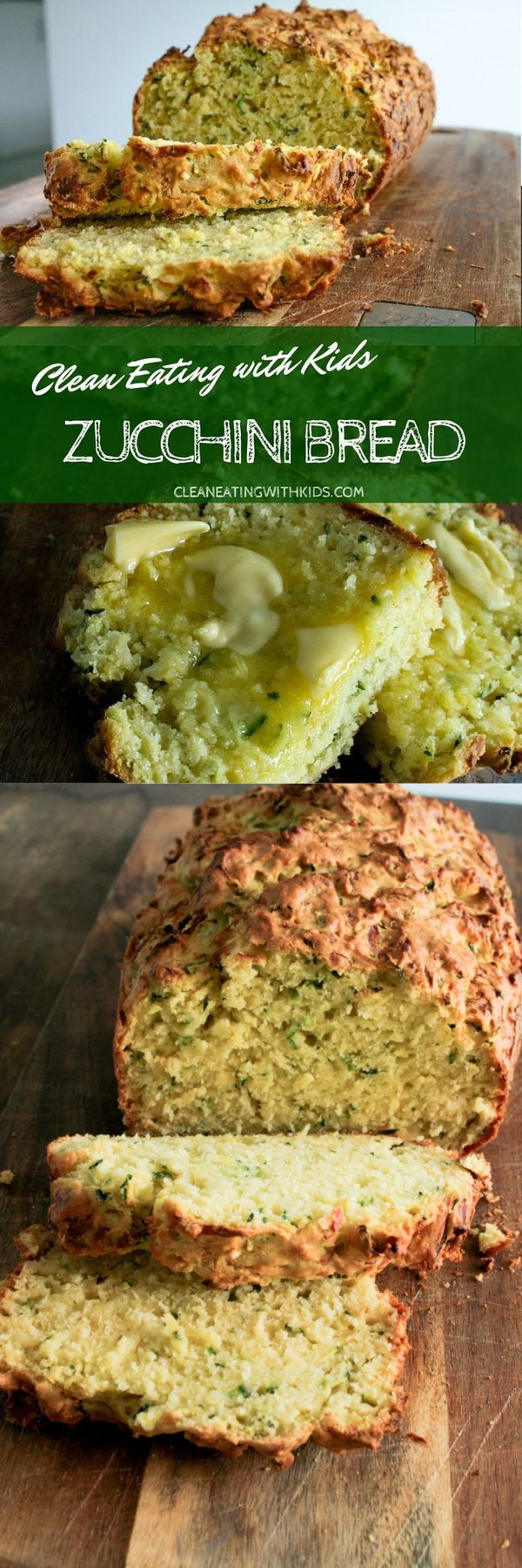 Clean Eating Zucchini Bread (4 serves of Fruit and Veg per loaf