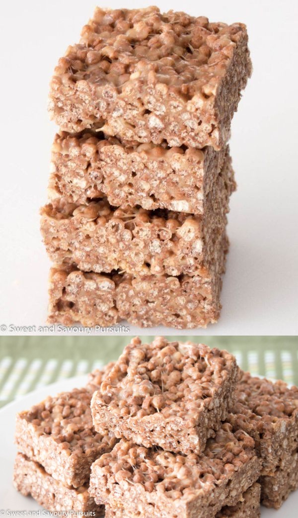 Cocoa Quinoa Puffs and Peanut Butter Squares