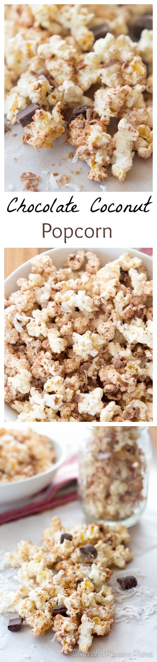 Coconut Chocolate Popcorn